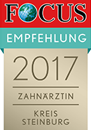 Рекомендация Focus - рекомендованный стоматолог 2017, округ Штайнбург